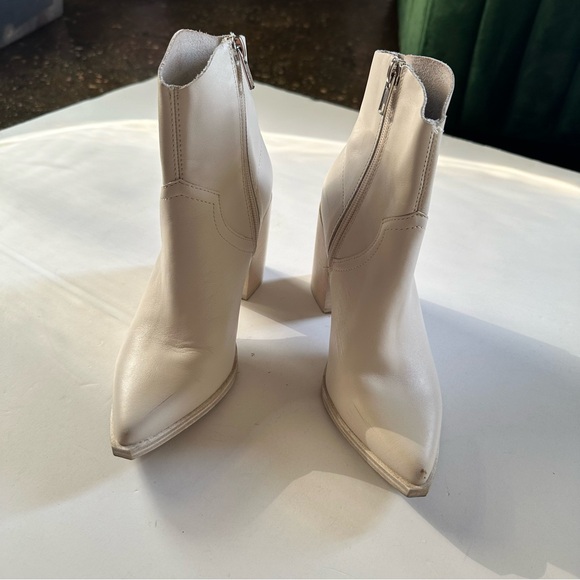 Steve Madden Cate Bootie Bone Ankle Leather - Picture 4 of 7